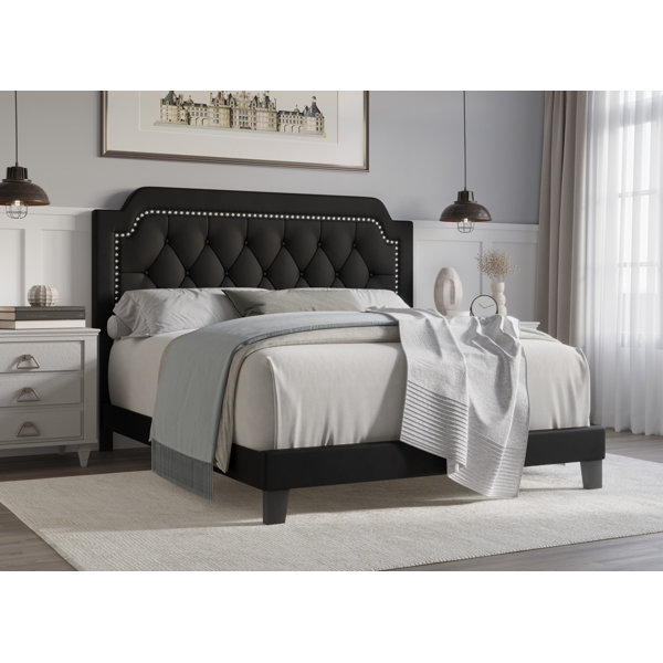 Etta Avenue™ Malia Upholstered Bed & Reviews Wayfair